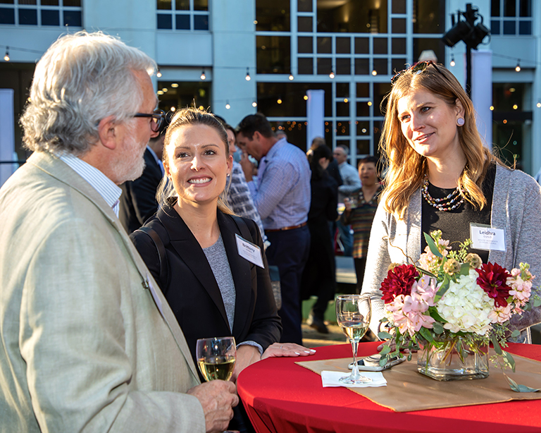 Yolo County Supervisor Don Saylor with GSAC's Brittany Jones and Leidhra Guild