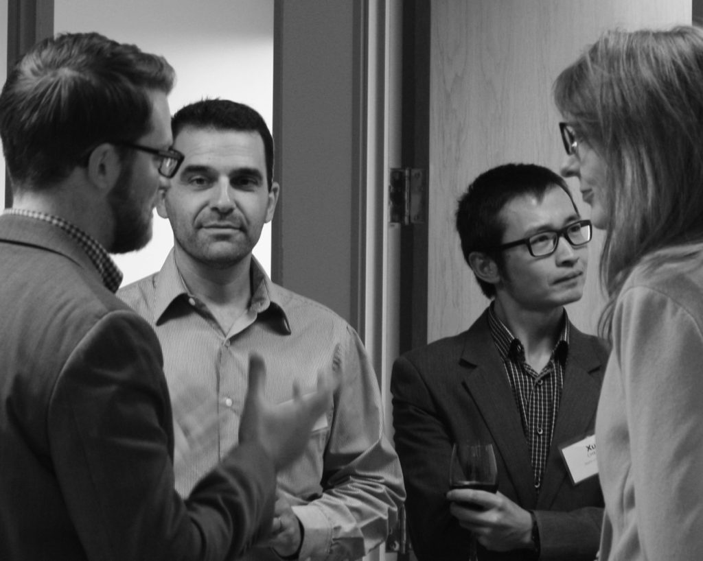 Dominick Carlson, Dan Franklin, and Xu Chen of River City Bank